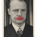 Werner Töniges - Schnellboot "S-102" (Eichenlaub) (Wartime Signature)