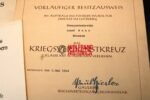 Stunning Kriegsverdienstkreuz 2. Klasse Award Doc Set (3x!) - Image 3