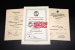 3x Award Docs: Stunning ISA Award Doc & EK2 (1940!) and VWA (Signatures of Gustav Schmidt & von Knobelsdorff!)