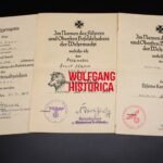 3x Award Docs: EK2 (Poland 1939!), EK1 & VWA (1940!) (Signature of Joachim von Kortzfleisch! Distant relative of Claus von Stauffenberg & July 20 Plot)