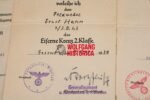 3x Award Docs: EK2 (Poland 1939!), EK1 & VWA (1940!) (Signature of Joachim von Kortzfleisch! Distant relative of Claus von Stauffenberg & July 20 Plot) - Image 2