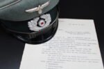 Wehrmacht Infanterie Visor Cap & Papers of KIA Soldier - May 1940, in France! - Image 12