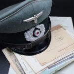 Wehrmacht Infanterie Visor Cap & Papers of KIA Soldier - May 1940, in France!
