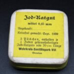 Medical Suture Job-Katgut (Wehrkreis-Sanitätspark VIII, Breslau - 1939)