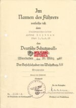 5x Award Docs: A.R. 36 & Aufklärungs-Abteilung 34 (34. Infanterie-Division) (Italy) - Image 5