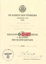 5x Award Docs: A.R. 36 & Aufklärungs-Abteilung 34 (34. Infanterie-Division) (Italy) - Image 3