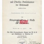 KVK2X Award Doc: Wehrkreis III - von Kortzfleisch Variant