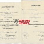 2x Award Docs: ISA & VWA - Grenadier-Regiment 240 (106. Infanterie-Division)