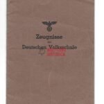 Zeugnisse der Deutschen Volksschule (Gau Wien)