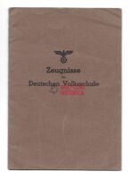 Zeugnisse der Deutschen Volksschule (Gau Wien)