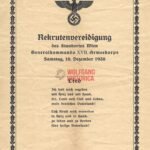 Rekrutenvereidigung des Standortes Wien - Generalkommando XVII. Armeekorps