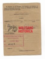 Fliegerhorst Werder/Havel Dienstausweis for a Female (born in 1927!) - Image 2