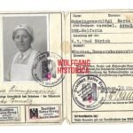 DRK-Personalausweis for DRK-Helferin (München, 1939)