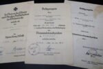 3x Award Docs, Soldbuch & Arbeitspass: Inf.Rgt.154 & Flak-Abt. 879 - Image 4