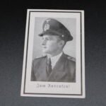 Kriegsmarine U-Boot Deathcard (U-Boat Badge & Spanish Cross)