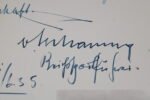 Press Photo & Signed Piece of Reichssportführer Hans von Tschammer und Osten - Image 2