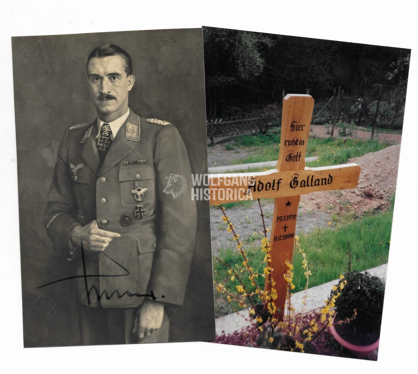 Foto_2024-02-01_123906 Adolf Galland Adolf Galland – Jagdgeschwader 26 “Schlageter” (Brillanten) (Wartime Signed) - Image 1