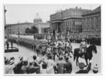 Wehrmacht Kompanie marching past Freiherr von Mackensen Press Photo