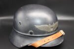 M40 Steel Luftschutz Beaded Helmet Q64 - Image 2