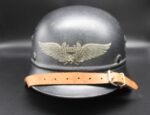 M40 Steel Luftschutz Beaded Helmet Q64 - Image 5