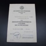 KVK2X Award Doc: Feldersatz-Bataillon 1057 (8. Gebirgs-Division, Italy 1945)