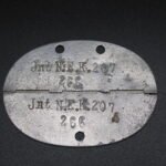 Erkennungsmarke - Infanterie-Nachrichten-Ersatz-Kompanie 207