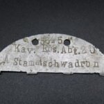 Erkennungsmarke - Kavallerie-Ersatz-Abteilung 20 (Lüneburg, December 1944!)