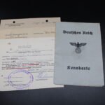 Deutsches Reich – Kennkarte – Görlitz (1939) (Became a Oberleutnant & POW in Italy)