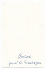 Heinrich Eberbach - Panzer-Regiment 35 & Panzer-Brigade 5 (Eichenlaub) - Image 2