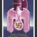 Postcard "Zwei Völker und ein Kampf"