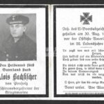 Deathcard of U-Boot Crewmember – U-Boot "U-185" (Sunk by USN Aircraft)
