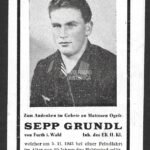 Deathcard of U-Boot Crewmember – U-Boot "U-226" (Sunk East of Newfoundland, UK)