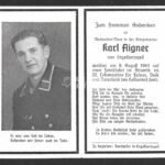 Deathcard of U-Boot Crewmember – U-Boot "U-359" (Sunk by US Navy near Haiti)