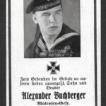 Deathcard of U-Boot Crewmember – U-Boot "U-364" (Sunk by British Halifax)