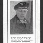 Deathcard of U-Boot Crewmember – U-Boot "U-384" (Sunk by British Fortress!)