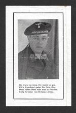 Deathcard of U-Boot Crewmember – U-Boot "U-384" (Sunk by British Fortress!)