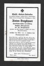 Deathcard of U-Boot Crewmember – U-Boot "U-460" (Sunk by US Avenger & Wildcraft Aircraft)