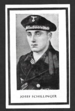 Deathcard of U-Boot Crewmember – U-Boot "U-520" (Sunk by Canadian Digby aircraft)