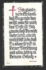 Deathcard of U-Boot Crewmember – U-Boot "U-609" (Sunk by a Free French corvette) - Image 2