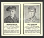 Deathcard of U-Boot Crewmember & his 2 Brothers !! U-Boot "U-635" (Sunk by a British Liberator aircraft)