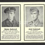 Deathcard of U-Boot Crewmember & his 2 Brothers !! U-Boot "U-635" (Sunk by a British Liberator aircraft)