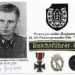 Fritz Geißdörfer – 16. SS-Panzergrenadier-Division “Reichsführer-SS”