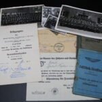 Set of Luftschutz-Polizei member wounded during Bombing of Essen on March 5, 1943! (Awarded VWA & KVK2!)