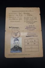 Personalausweis & Wehrpass of a Luftwaffe-Flakhelfer in Düsseldorf - Image 5