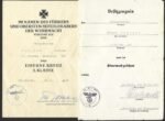 2x Award Docs (EK2, Sturmabzeichen) - Pionier-Bataillon 330 & Pionier-Bataillon 342