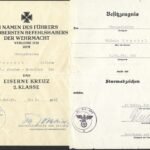 2x Award Docs (EK2, Sturmabzeichen) - Pionier-Bataillon 330 & Pionier-Bataillon 342