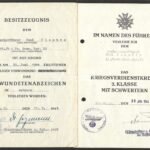 2x Award Docs: SS-Panzergrenadier-Regiment 22 "Frundsberg" (WIA in Normandy!)