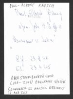 Paul-Albert Kausch – SS-Panzer-Regiment 11 “Hermann von Salza” (Eichenlaub) - Image 2