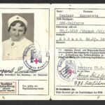 DRK-Personalausweis for DRK-Helferin (Bamberg, 1942)