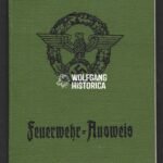 Feuerwehr-Ausweis of a Haupttruppmann in Rottmannsdorf - Zwickau (NSDAP Photo!)